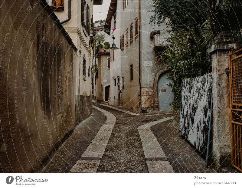 Arco | Lake Garda Place ways Mediterranean Italy Village Italian northern italy Alley Idyll dwell Indigenous Southern warm Summer Colour photo Exterior shot