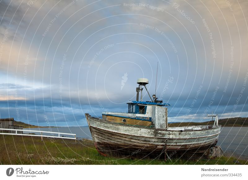 Cod is out of.... Fishing (Angle) Work and employment Workplace Landscape Sky Clouds Weather Storm Coast Fjord Ocean Navigation Fishing boat Watercraft Dark