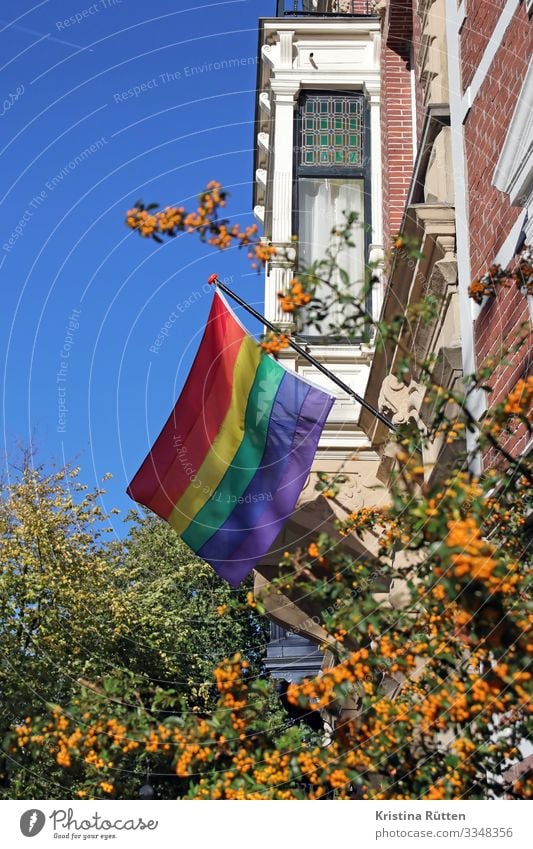 rain bean flag House (Residential Structure) Decoration Feasts & Celebrations Culture Flag Acceptance Love Tolerant Hope Peace Equal rainbow flag