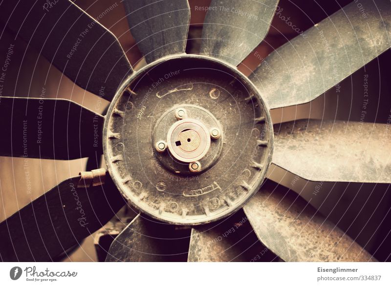 WILHELMSBURG/ well ventilated Ventilation fan wheel Machinery Dirty Refrigeration Colour photo Subdued colour Exterior shot Detail Deserted Day