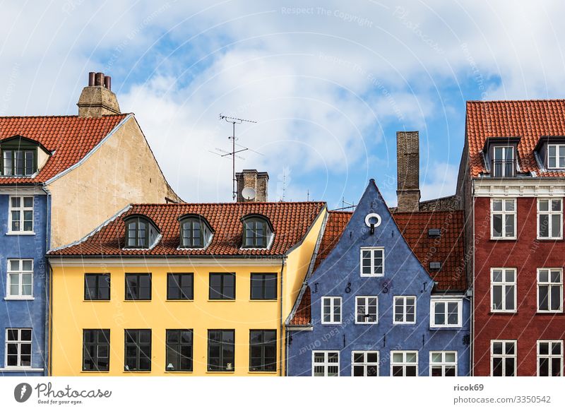 Building in the city of Copenhagen, Denmark Vacation & Travel Tourism House (Residential Structure) Clouds Town Architecture Facade Tourist Attraction