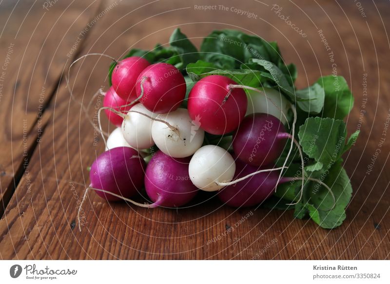 colorful radishes Vegetable Vegetarian diet Fresh Healthy Delicious Violet Pink White Radish garden radish Bulb salubriously Raw federation Organic Crunchy