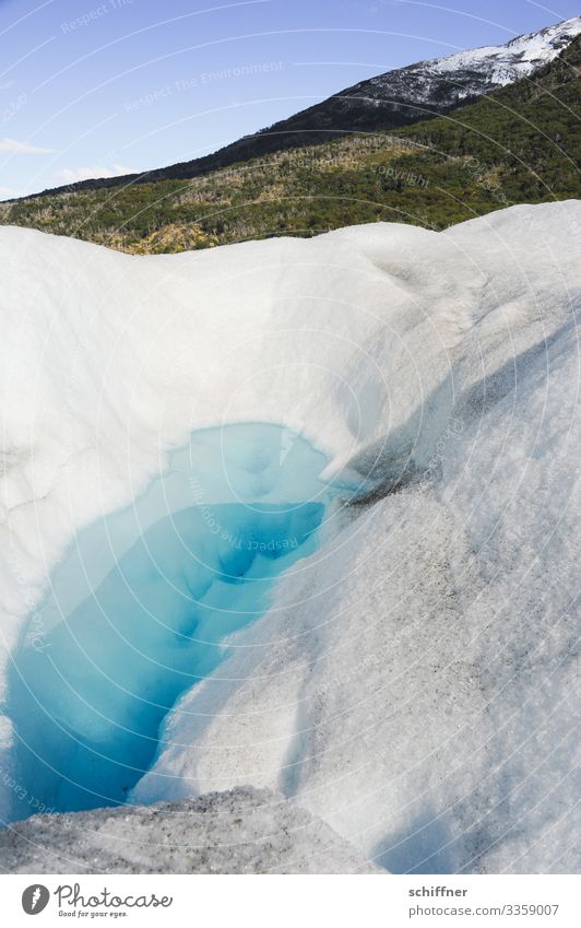 Climate change Perito Moreno glacier Glacier Glacier ice Glacial melt glacial lake Ice Water glacial water mountain Andes Patagonia