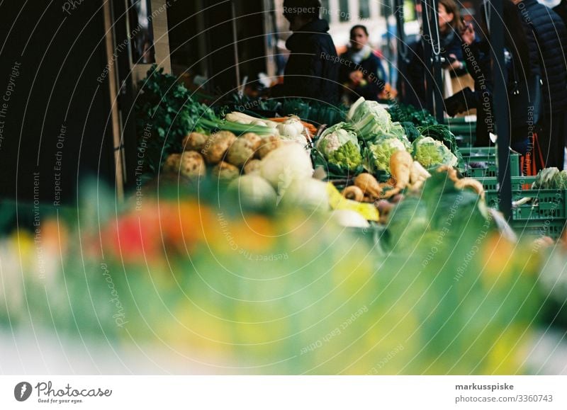 Fresh Vegetables at Farmers Market analog photography Analog analogue photography 35mm film photography Film Scan Leica R7 bavarian fresh bio local