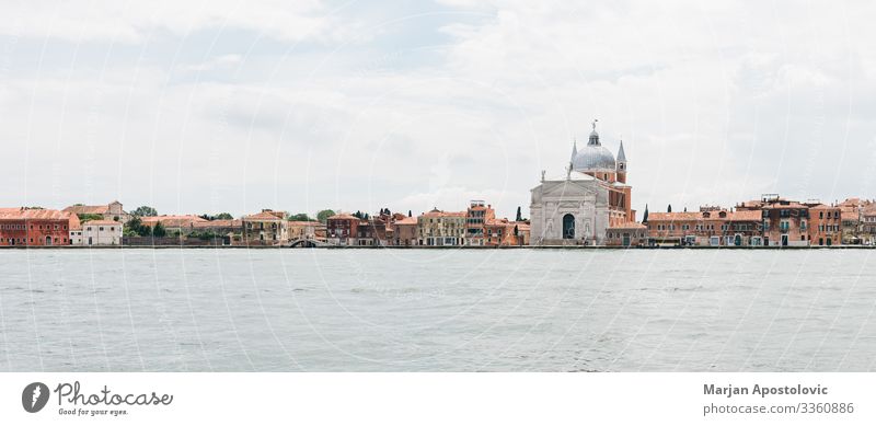 Panoramic view of Venice on the water, Italy Vacation & Travel Tourism Trip Sightseeing City trip Canal Grande Europe Port City Dome Palace Building