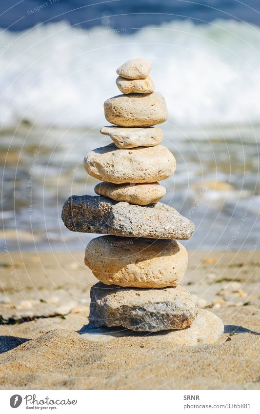 Pyramid Beach Ocean Environment Nature Sand Water Rock Coast Stone Esthetic Balance bay Cairn Ecological ecosystem Heap landwash marine no person Pebble pyramid