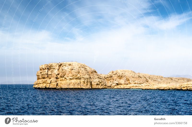 Egypt Sharm El Sheikh South Sinai red sea view of the rocks Vacation & Travel Summer Ocean Waves Wallpaper Landscape Sky Clouds Horizon Beautiful weather Rock