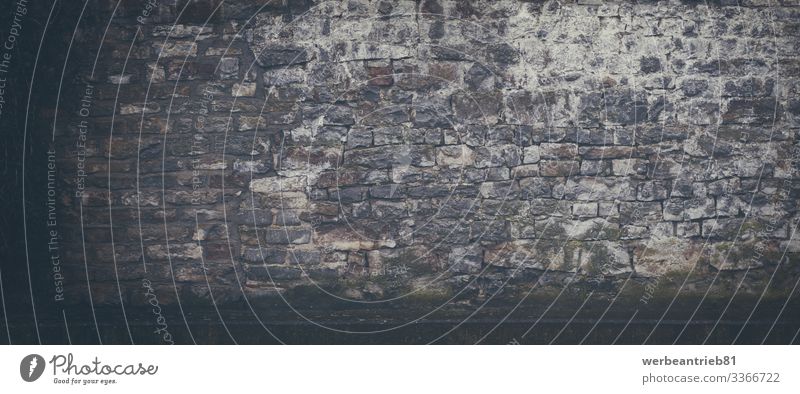 Wet old sandstone wall background Sand Rain Building Architecture Stone Concrete Old Dirty Dark Historic Damage full-frame image Weathered backgrounds