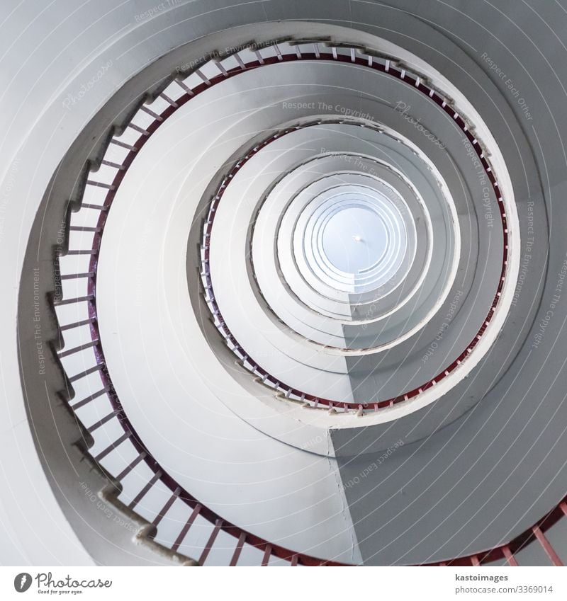 Spiral staircase in Ljubljana's skyscraper, Slovenia Stairs Tourist Attraction Landmark Emphasis Abstract Pattern Architecture Detail Round "shape,"