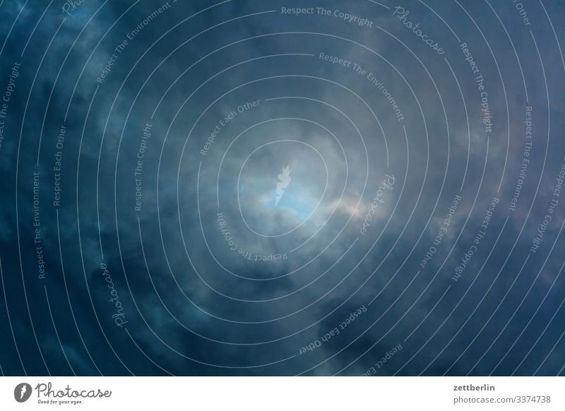 hole in the cloud Menacing Dark Closing time Worm's-eye view Thunder and lightning Cumulus Sky Heaven Background picture Climate Climate change Deserted