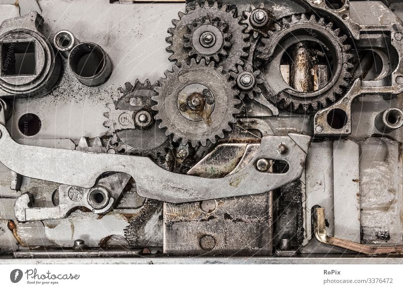 Gear mechanism of an automatic door locker. Lifestyle Style Model-making Education Science & Research Work and employment Profession Workplace Construction site