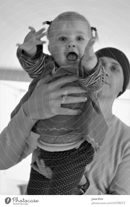 Angels Angels fly Girl Joy Sweet Impish Smiling Portrait photograph Natural little girl Child big eyes Infancy Brash Joie de vivre (Vitality) Freedom Happiness