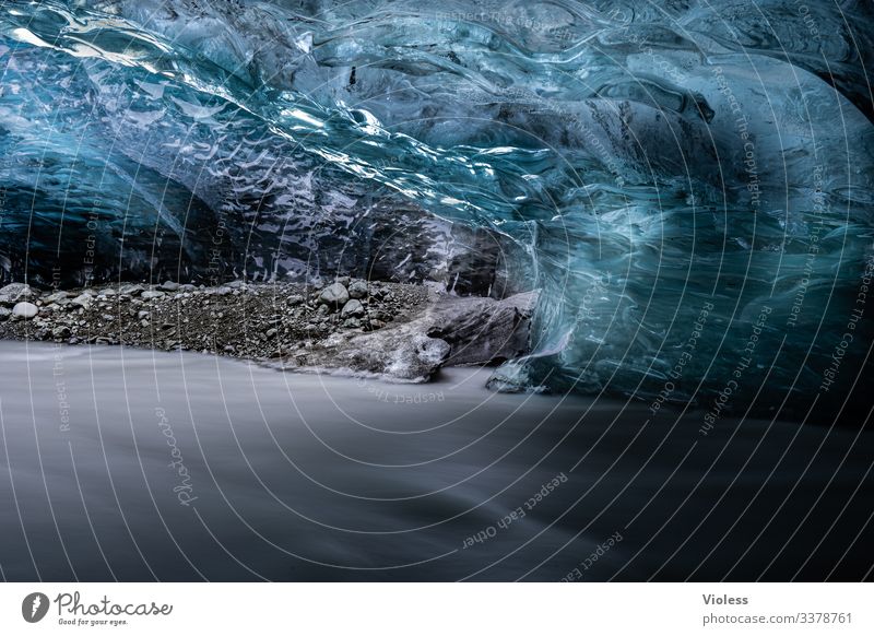 Glacier, Iceland, ice, blue Snow Frost Cold Blue Jökulsárlón Vatnajökull glacier Lagoon Iceberg Glacier tongue Colour photo