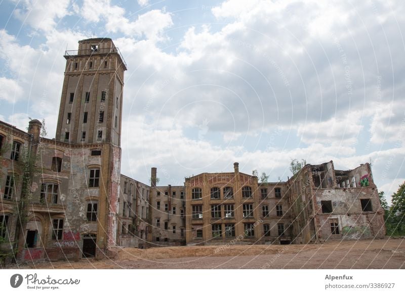 Multimix | Lost Place Factory Old Decline Deserted Industrial plant Colour photo Building Exterior shot Manmade structures Transience Ruin Broken Change