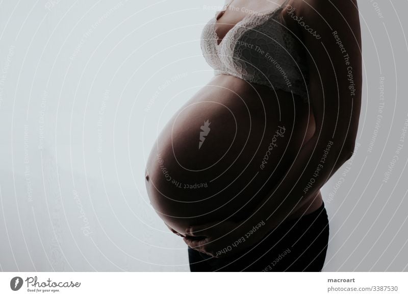 BABYBAUCH Baby bump baby bump shooting studio butterflies rainbow child early infant death pregnancy Girl Sphere Pregnant Birth Fear prenatally newborn Woman