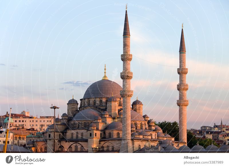 New Mosque in Istanbul mosque istanbul turkey historic landmark building religious structure architecture exterior outdoor heritage camii sultanahmet travel