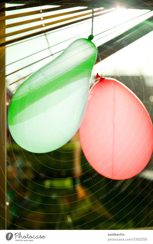 Balloons against the light Birthday celebration Party Feasts & Celebrations Multicoloured Joy Interior shot Carnival Happiness Event Decoration Entertainment