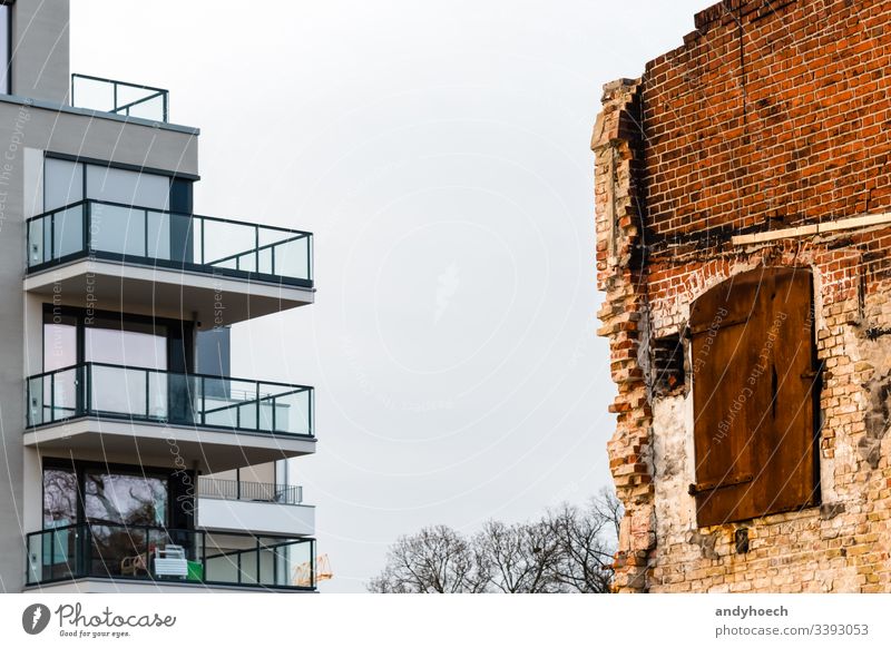 old house vs. new house architecture balconies brick broker build building capital cement city closure collapsing construction design dislodge displacement