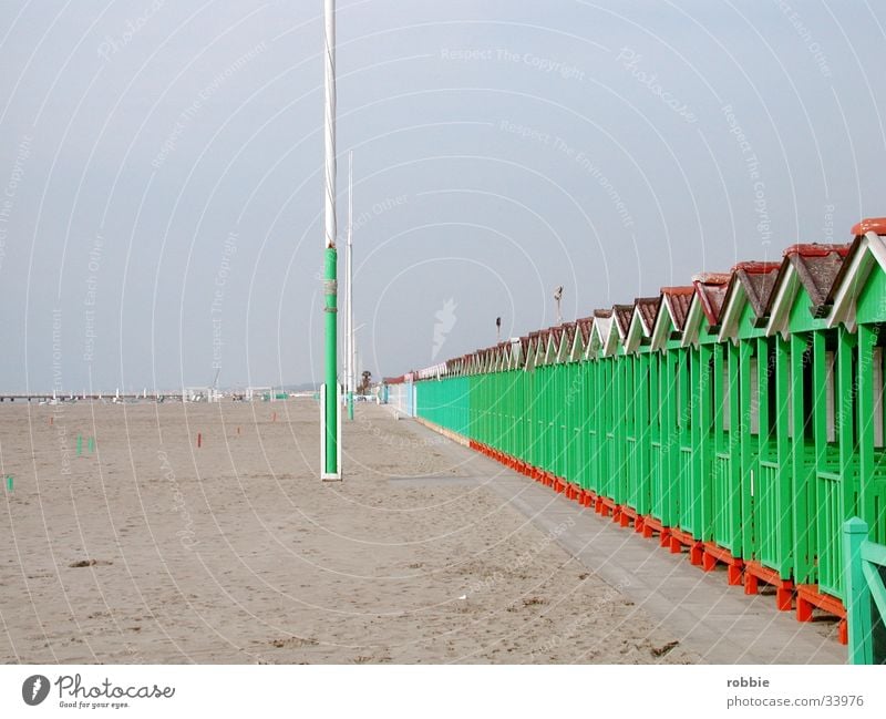 locker rooms Tuscany Beach Autumn Europe