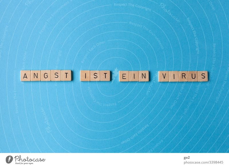 Fear is a virus Virus coronavirus coronavirus SARS-CoV-2 Corona virus hysteria hygiene Society Letters (alphabet) Typography Healthy Illness Protection Epidemic