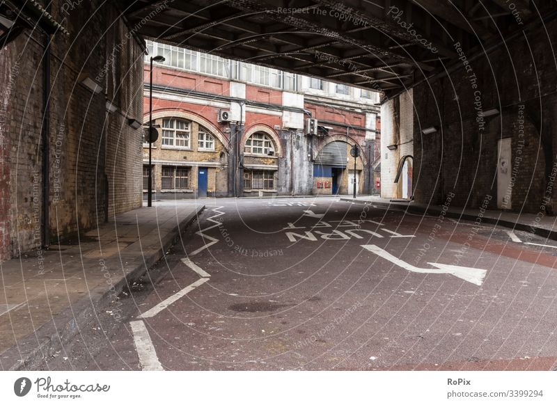 Underpass at Waterloo Station in London. Tunnel bank Graffiti crossing street art gallery Art Infrastructure Catacomb Town urban Subculture Youth culture Street