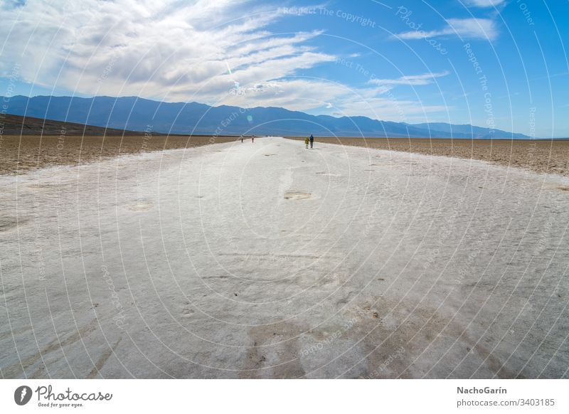 Amazing Badwater salt lake at Death Valley National Park, California, Usa valley death park badwater national desert basin usa california landscape dry nature