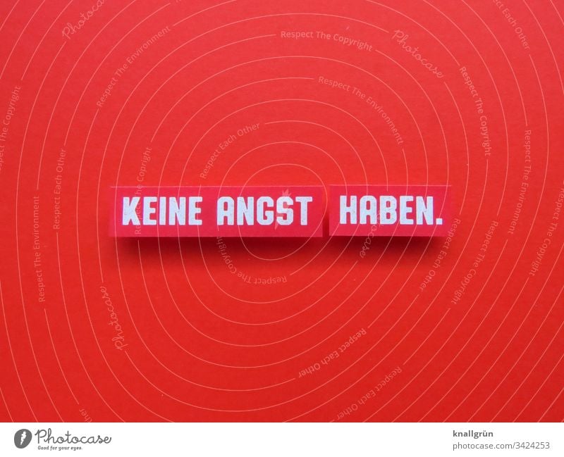 Not to be afraid Fear communication Communicate Word Letters (alphabet) Characters Typography Text Low-cut Print media Magazine Society Symbols and metaphors