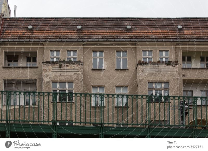 Schönhauser corner Berlin Schönhauser Allee Prenzlauer Berg subway line Town Downtown Capital city Window Colour photo Deserted Old town