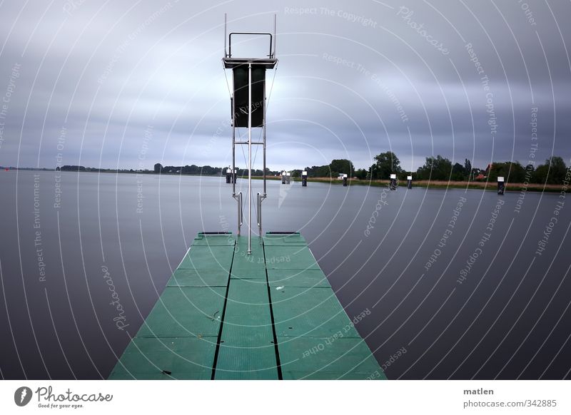 spring-board Aquatics Landscape Water Sky Clouds Storm clouds Horizon Climate Weather Bad weather Tree Coast River bank Village Deserted