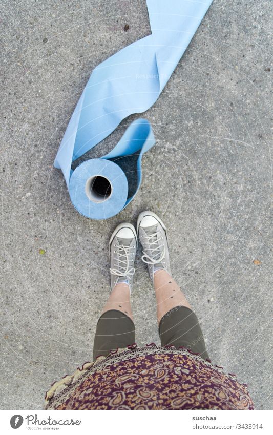 cleaning cloth rolls for lack of toilet paper Cleaning cloth roll Handyman Craftsperson Coil Paper Lacking Toilet paper coronavirus replacement Personal hygiene