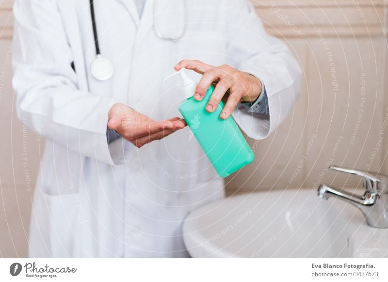 doctor man washing hands with disinfectant soap. Hygiene and Corona virus Covid-19 concept corona virus covid-19 clean medical physician hygiene professional