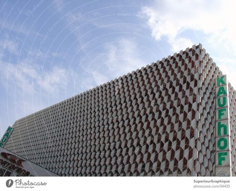 Centrum department store Alexanderplatz Mall Clouds Architecture Berlin Sky