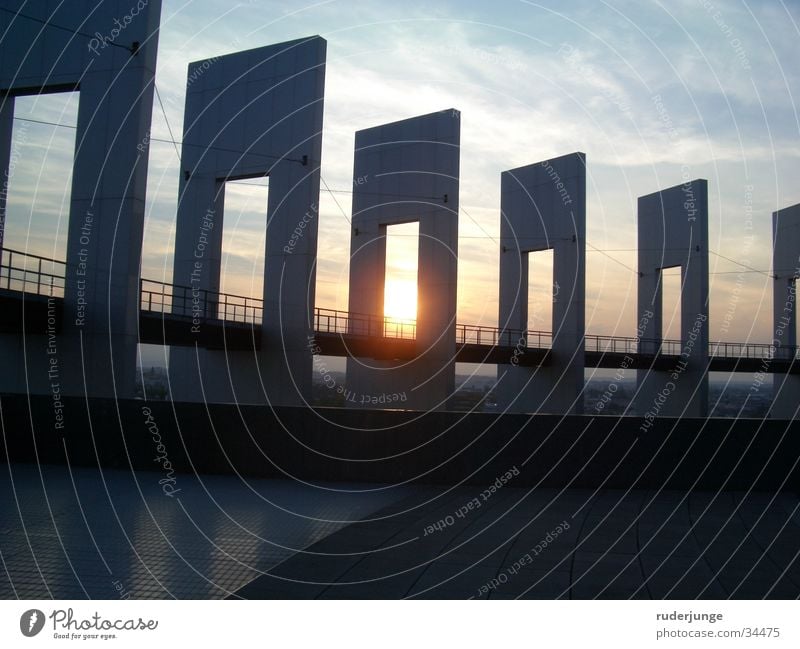 Sunset at the European Parliament Strasbourg Politics and state France SPD Christian Democratic Union Christian Social Union Free Democratic Party Green