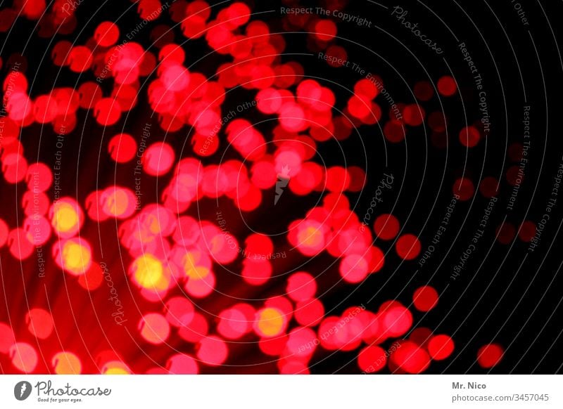 red light Light (Natural Phenomenon) Point of light Lighting effect Work of art Explosion Red Illuminate points Glittering splotch of paint Reflection