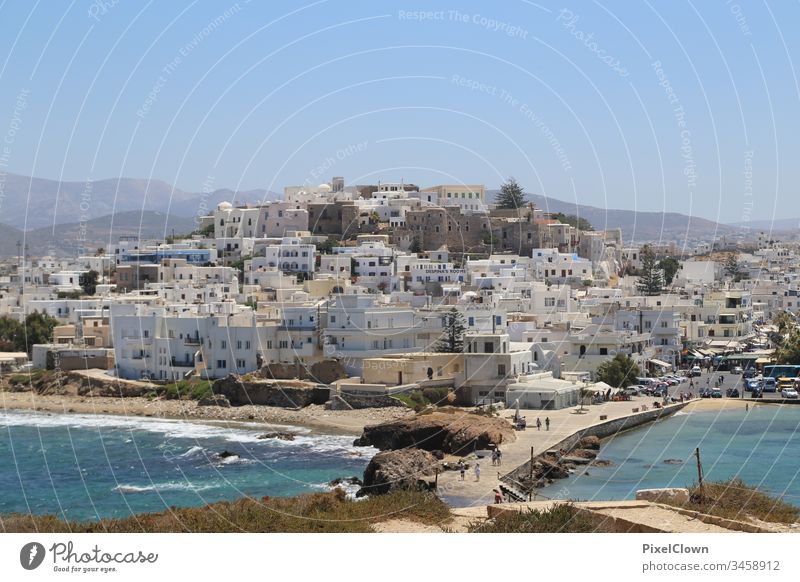 Naxos, Cycladic Islands Exterior shot Greece Ocean Tourism Summer Vacation & Travel Beach Mediterranean sea Landscape Summer vacation