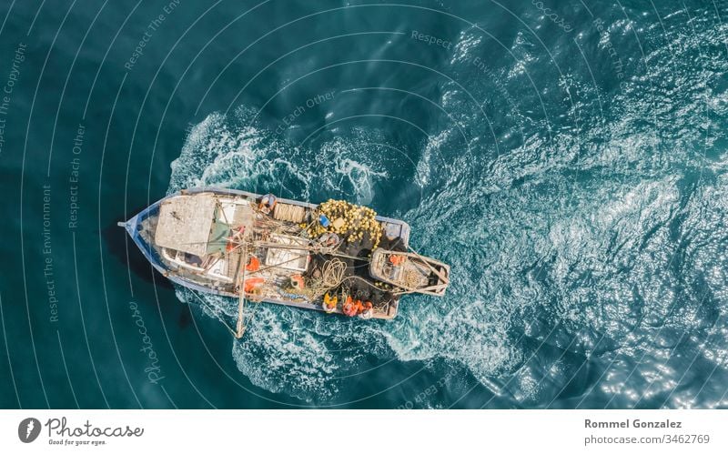 Aerial view the Fisherman in coasts of Lima, Peru port fishing-trawler navigate shipping fisher sky maritime fishery callao pisco coastline lima mediterranean