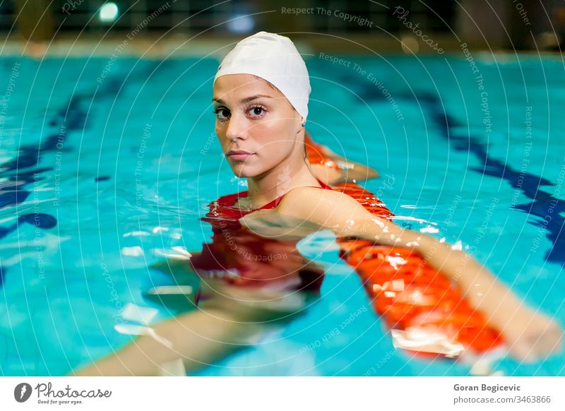 Swimming girl active activity adult being care caucasian competition competitive concentration exercise female fitness health healthcare healthy human leisure