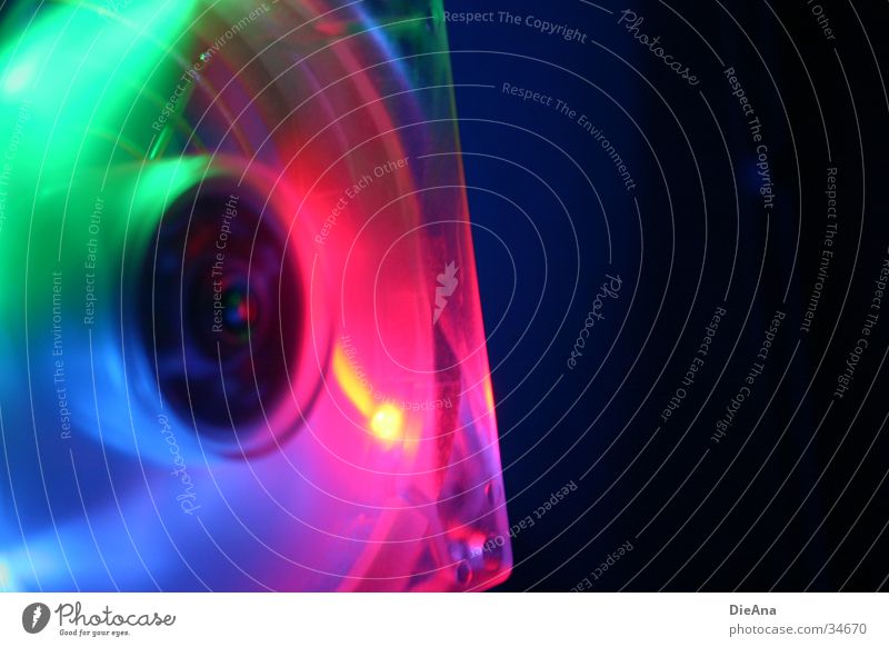 In Motion Camera Ventilation Fan Rotation Computer Multicoloured Green Red Pink Violet Progress Light Style Action Electrical equipment Technology Housing