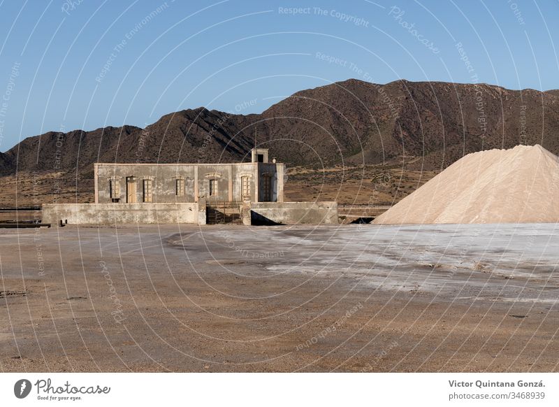 Abandoned factory Almería adobe archaeology architecture arid branch cooperative desert dust europe firm house industry landscape mill mine mud nature no person