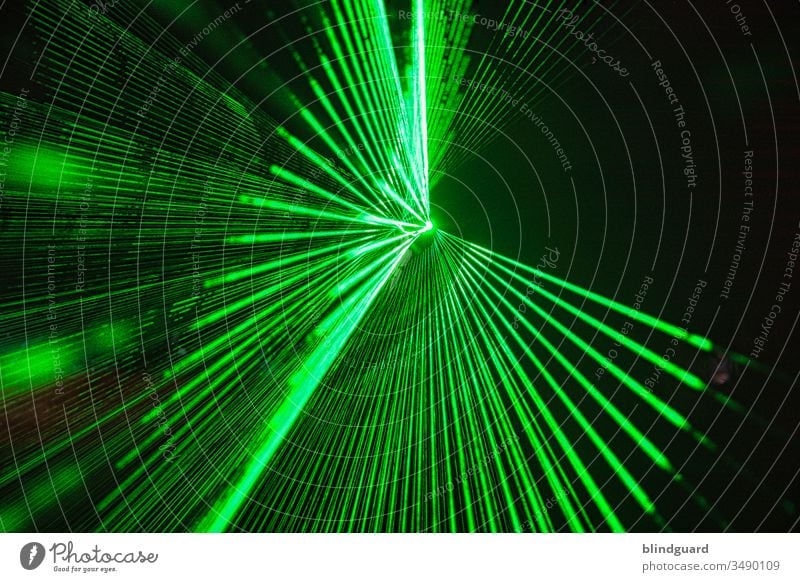 Time for a party!? Is'nt it?! Laser show at an event. Laser beam fan for disco, party, event, rave or techno party laser beam Laser beams Light Night Disco Club