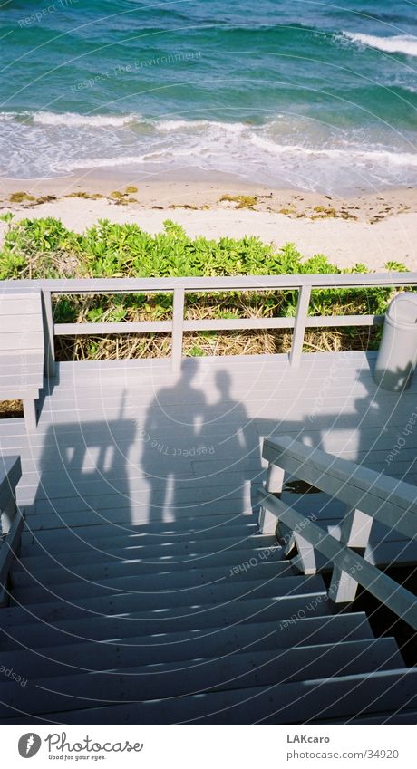 vacation Beach Ocean Florida New York City Sun Human being Shadow Love