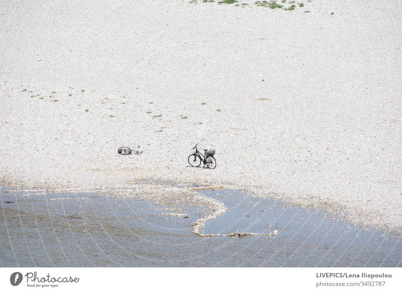 A bike tour to Isar river, in a sunny afternoon in spring Bavaria free time Munich Water Trip bikes day daylight excursion Bicycle Spring leisure munich Nature