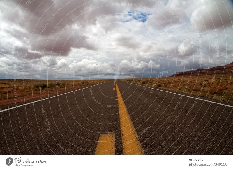 under the clouds...lalala Vacation & Travel Tourism Landscape Clouds Storm clouds Horizon Climate change Bad weather Traffic infrastructure Street Highway