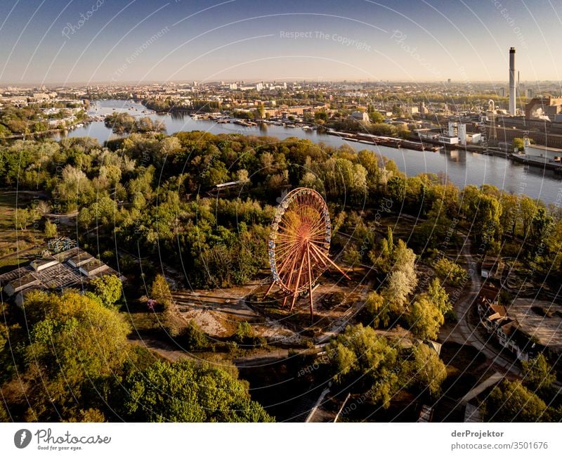 Old Spreepark in the Plänterwald Bird's-eye view Vacation & Travel Tourism Trip Adventure Freedom Sightseeing Park Garden Plant Nature Environment City trip