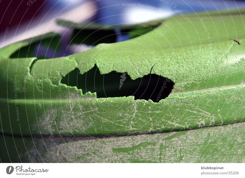 watering can Green Living or residing Hollow Detail Macro (Extreme close-up) Crack & Rip & Tear