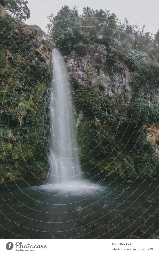 #As# Liquid on a slope Waterfall Long exposure New Zealand Exterior shot Nature Colour photo Environment Day