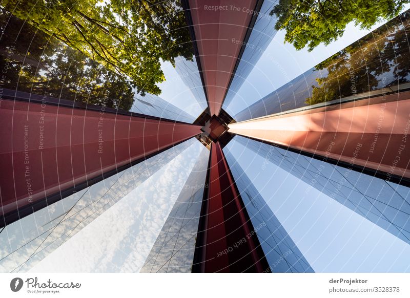 Carillon from below in Berlin carillon Copy Space bottom Copy Space left Multicoloured Vacation & Travel Tourism City trip Sightseeing Historic Buildings