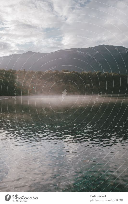 #AS# Good morning, lake! Lake New Zealand New Zealand Landscape Fog Shroud of fog Misty atmosphere Sea of fog Fog bank Covering of fog mountain lake Sunrise