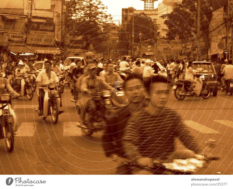 Traffic in Saigon Muddled Success In the thick of it instead of just being there