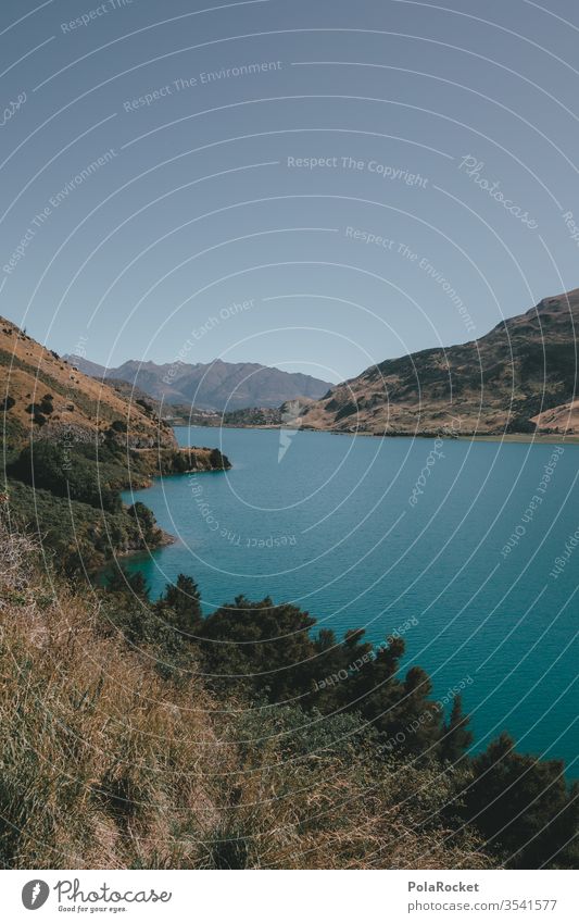 #As# Sea blue Blue Lake Lakeside New Zealand New Zealand Landscape mountain lake Nature Colour photo Exterior shot Mountain Water Deserted